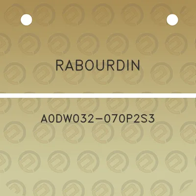 rabourdin-a0dw032-070p2s3