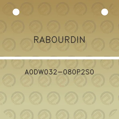 rabourdin-a0dw032-080p2s0