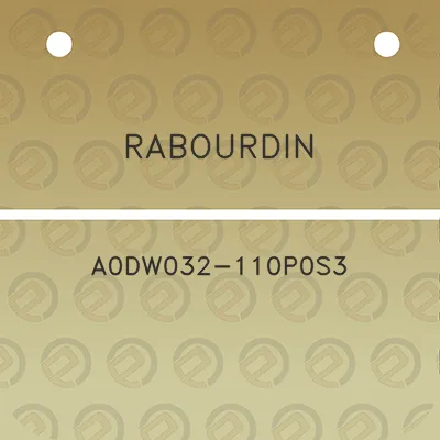 rabourdin-a0dw032-110p0s3