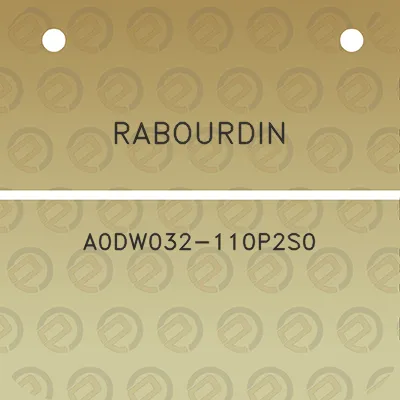 rabourdin-a0dw032-110p2s0