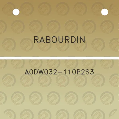 rabourdin-a0dw032-110p2s3