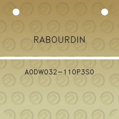 rabourdin-a0dw032-110p3s0