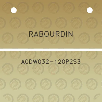 rabourdin-a0dw032-120p2s3