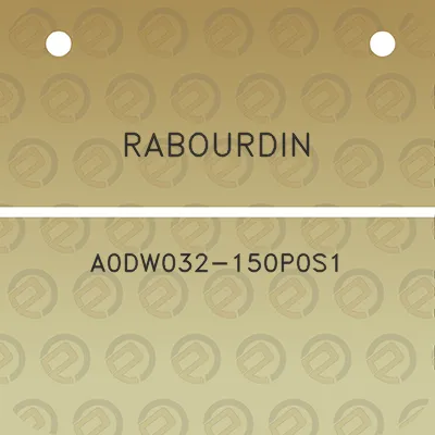 rabourdin-a0dw032-150p0s1