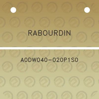 rabourdin-a0dw040-020p1s0