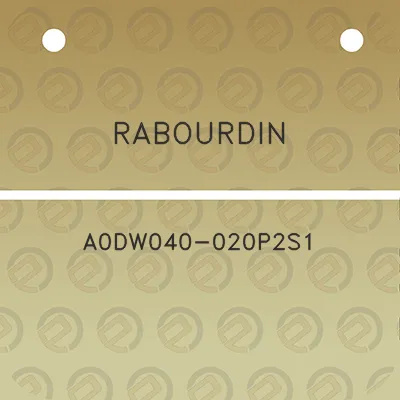 rabourdin-a0dw040-020p2s1