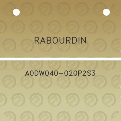 rabourdin-a0dw040-020p2s3