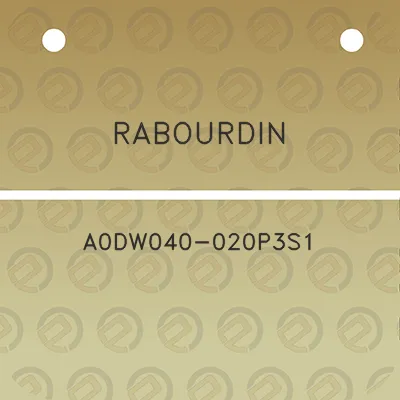 rabourdin-a0dw040-020p3s1