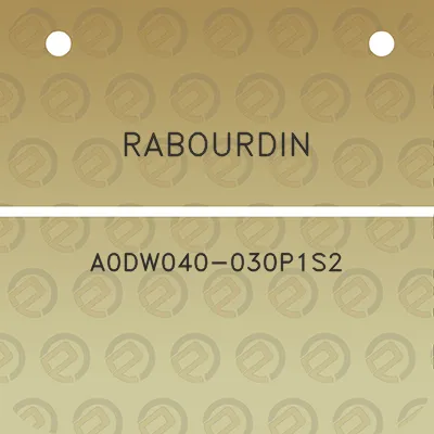 rabourdin-a0dw040-030p1s2