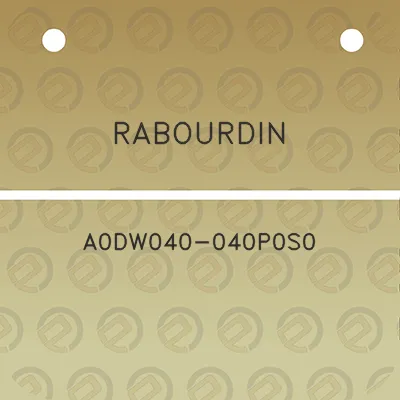 rabourdin-a0dw040-040p0s0