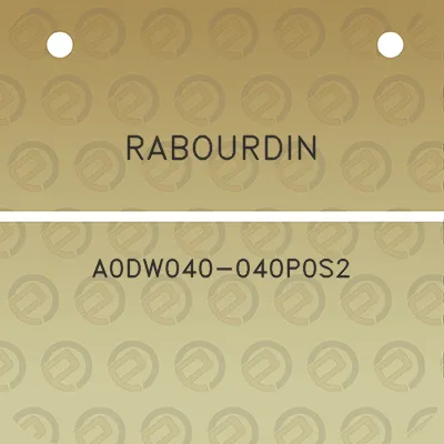 rabourdin-a0dw040-040p0s2