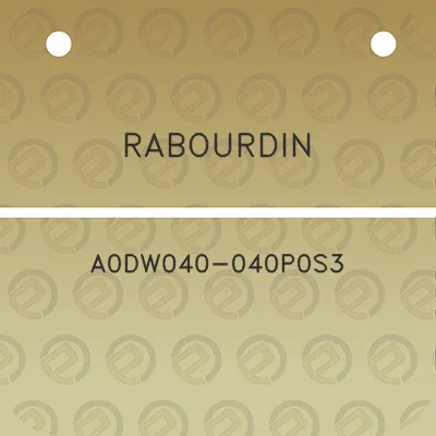 rabourdin-a0dw040-040p0s3