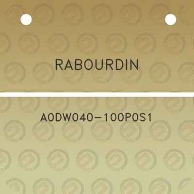 rabourdin-a0dw040-100p0s1