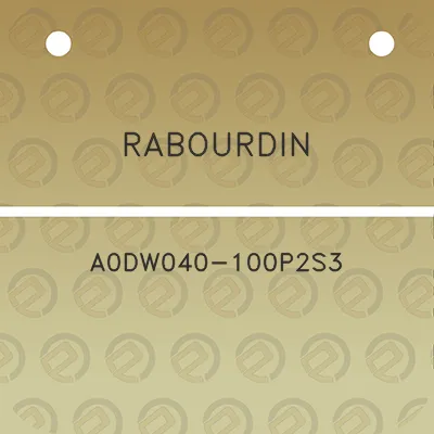 rabourdin-a0dw040-100p2s3