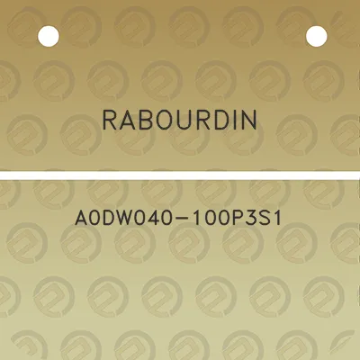 rabourdin-a0dw040-100p3s1