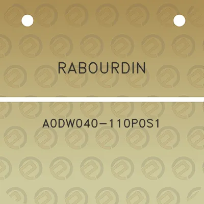 rabourdin-a0dw040-110p0s1