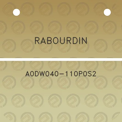 rabourdin-a0dw040-110p0s2