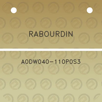 rabourdin-a0dw040-110p0s3