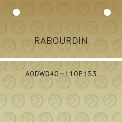 rabourdin-a0dw040-110p1s3