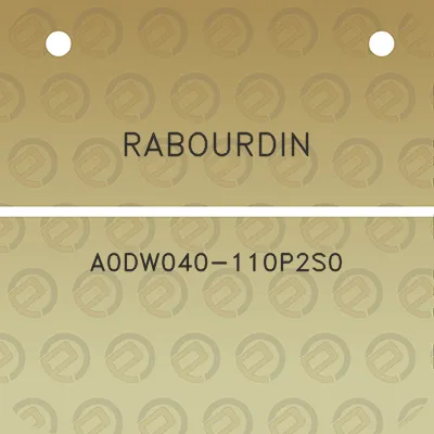 rabourdin-a0dw040-110p2s0