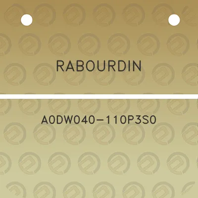 rabourdin-a0dw040-110p3s0