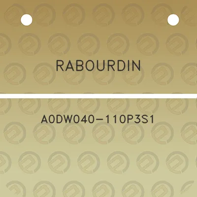 rabourdin-a0dw040-110p3s1