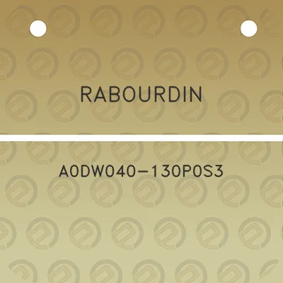 rabourdin-a0dw040-130p0s3