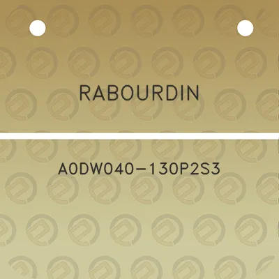 rabourdin-a0dw040-130p2s3