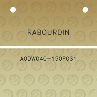 rabourdin-a0dw040-150p0s1