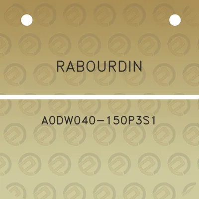 rabourdin-a0dw040-150p3s1