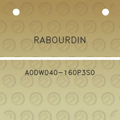 rabourdin-a0dw040-160p3s0