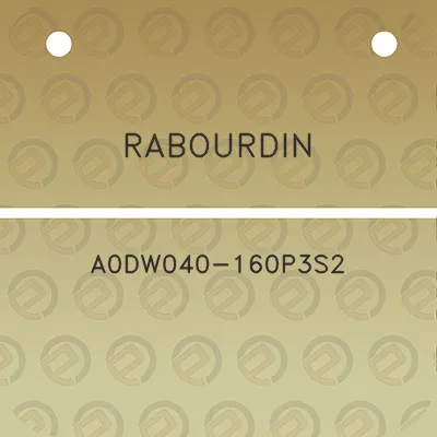 rabourdin-a0dw040-160p3s2