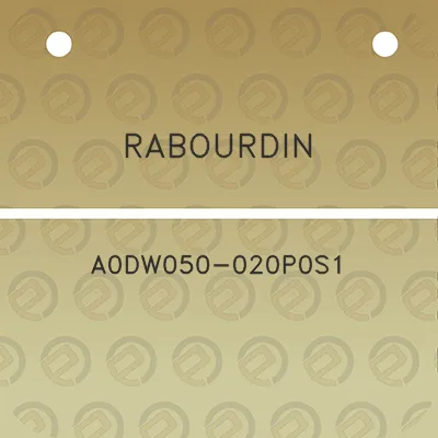 rabourdin-a0dw050-020p0s1