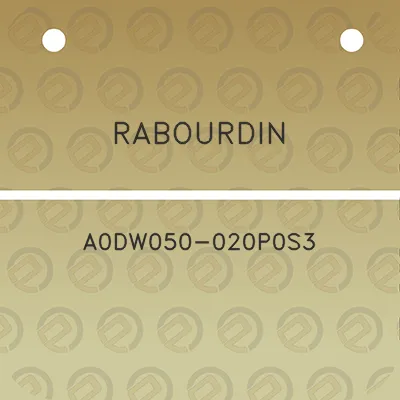 rabourdin-a0dw050-020p0s3