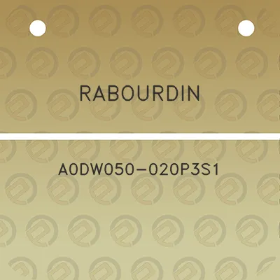 rabourdin-a0dw050-020p3s1