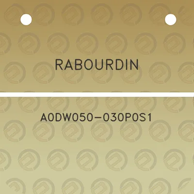 rabourdin-a0dw050-030p0s1