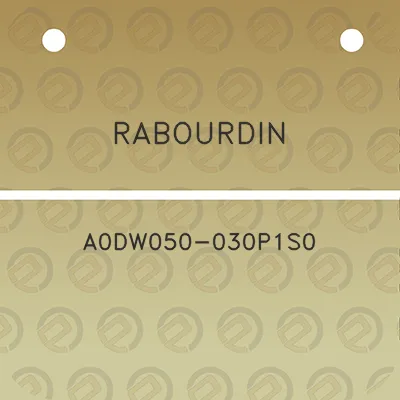 rabourdin-a0dw050-030p1s0