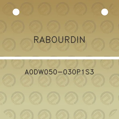 rabourdin-a0dw050-030p1s3