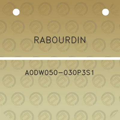 rabourdin-a0dw050-030p3s1