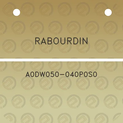 rabourdin-a0dw050-040p0s0