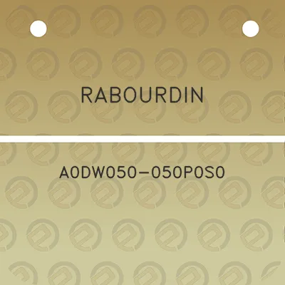 rabourdin-a0dw050-050p0s0