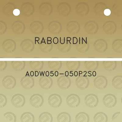 rabourdin-a0dw050-050p2s0