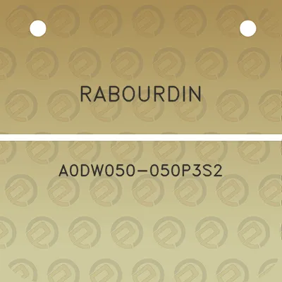 rabourdin-a0dw050-050p3s2