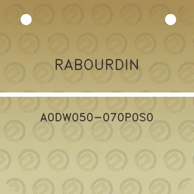 rabourdin-a0dw050-070p0s0