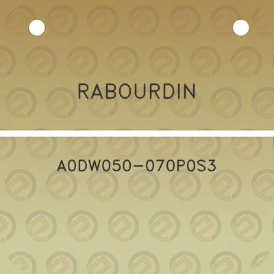 rabourdin-a0dw050-070p0s3