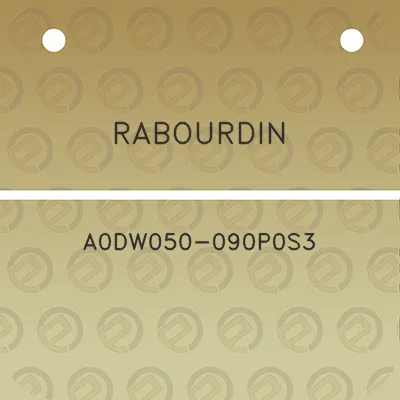 rabourdin-a0dw050-090p0s3