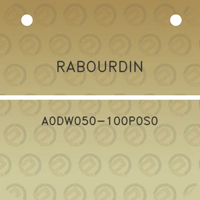 rabourdin-a0dw050-100p0s0