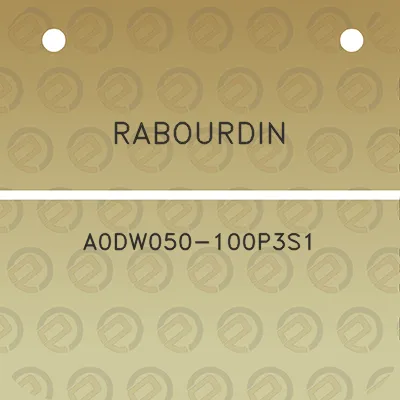 rabourdin-a0dw050-100p3s1