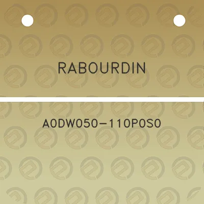rabourdin-a0dw050-110p0s0