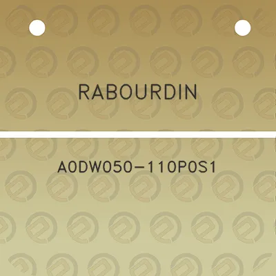 rabourdin-a0dw050-110p0s1